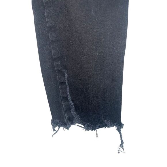 Free People Faded Black Distressed Skinny Jean - Picture 3 of 15